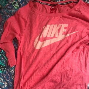 Pink nike top